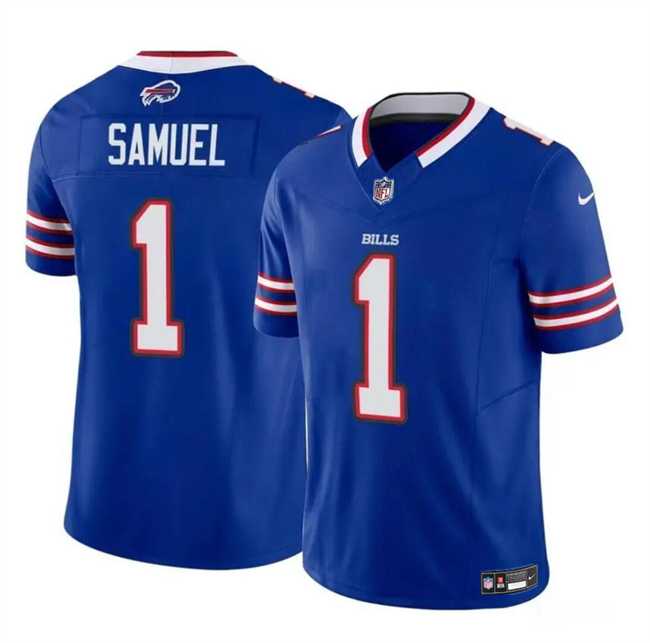 Men & Women & Youth Buffalo Bills #1 Curtis Samuel Blue 2023 F.U.S.E. Vapor Untouchable Limited Football Stitched Jersey->baltimore ravens->NFL Jersey